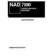 NAD 7100 Owners Manual