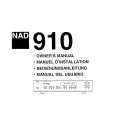NAD 910 Owners Manual