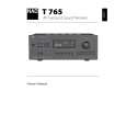 NAD T765 Owners Manual